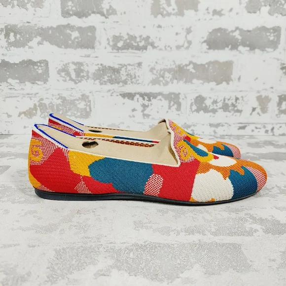 New Rothy's Amber Moroccan Round Toe Slip On Loafers T706 - Picture 4 of 8